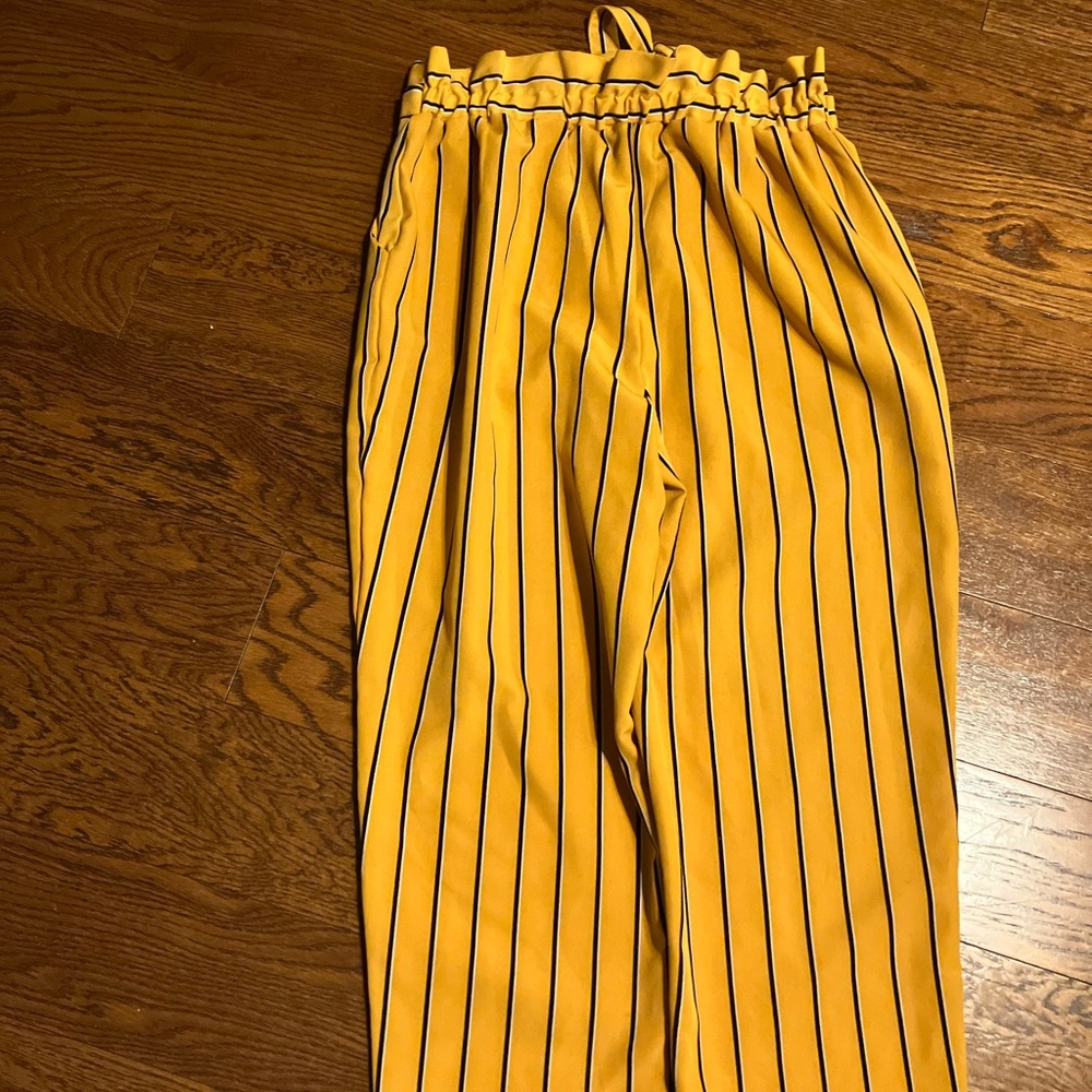 Striped Yellow Pants